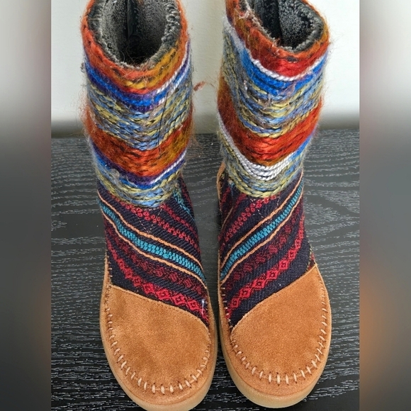 Women's Tom's Nepal Yarn Woven Pull On Boot, Side 6 - Picture 4 of 5